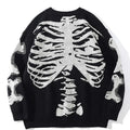 Skull Graphic Oversized Jumper