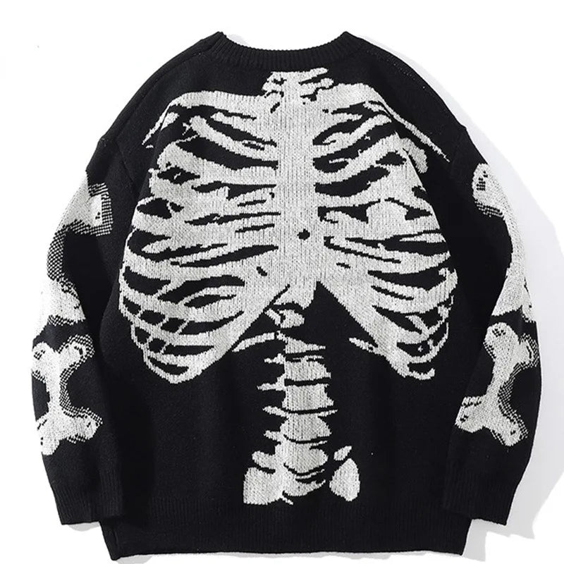 Skull Graphic Oversized Jumper