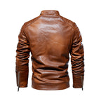 Men's Faux Leather Jacket – S–XL
