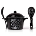 Purrfect Stew Cauldron Bowl & Spoon Set – 425 ml