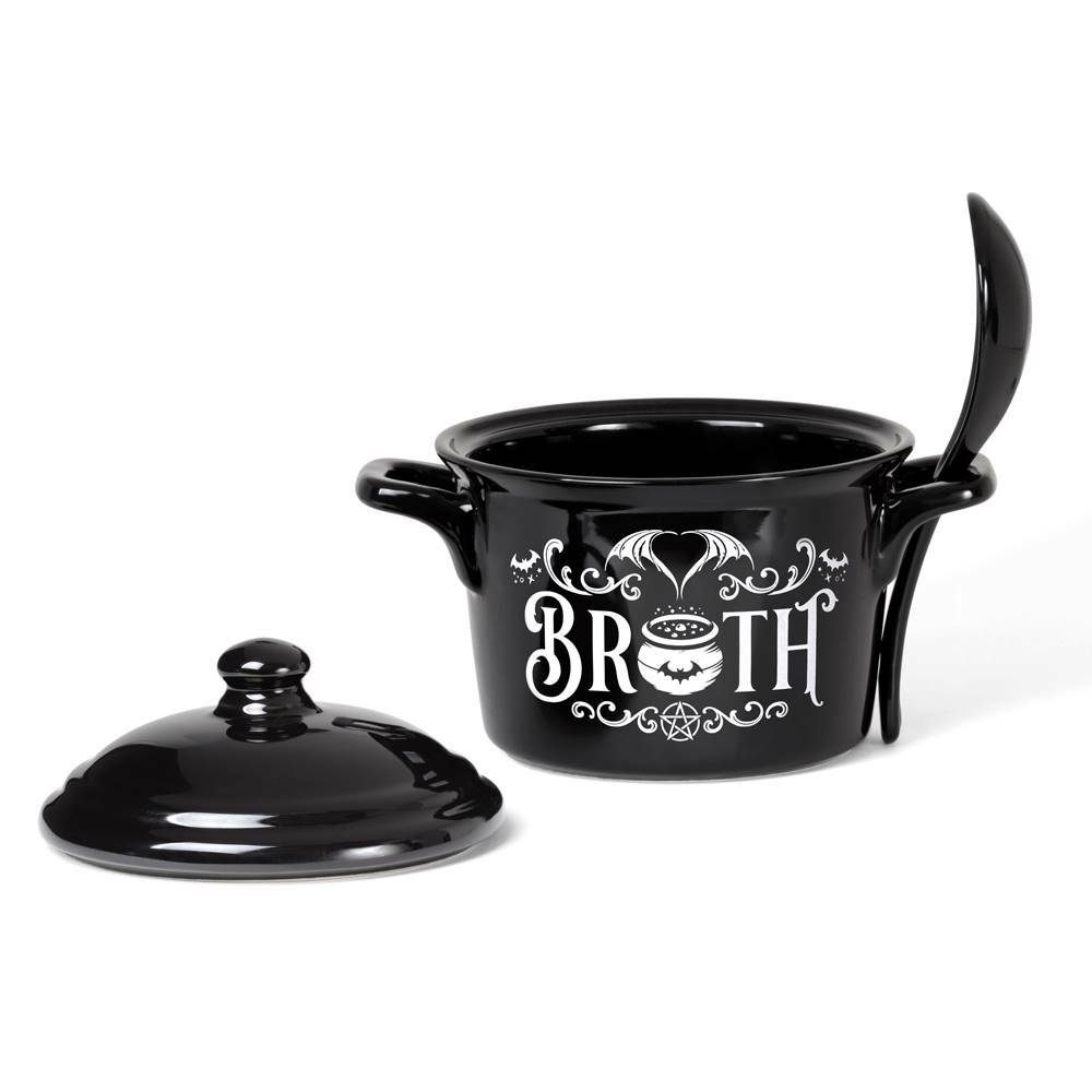 Bat Broth Cauldron Bowl & Spoon Set – 425 ml