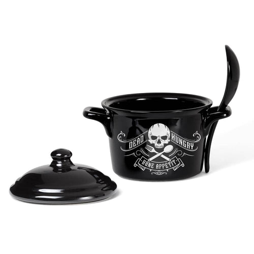 Bone Appetit Skull Bowl & Spoon Set – 425 ml