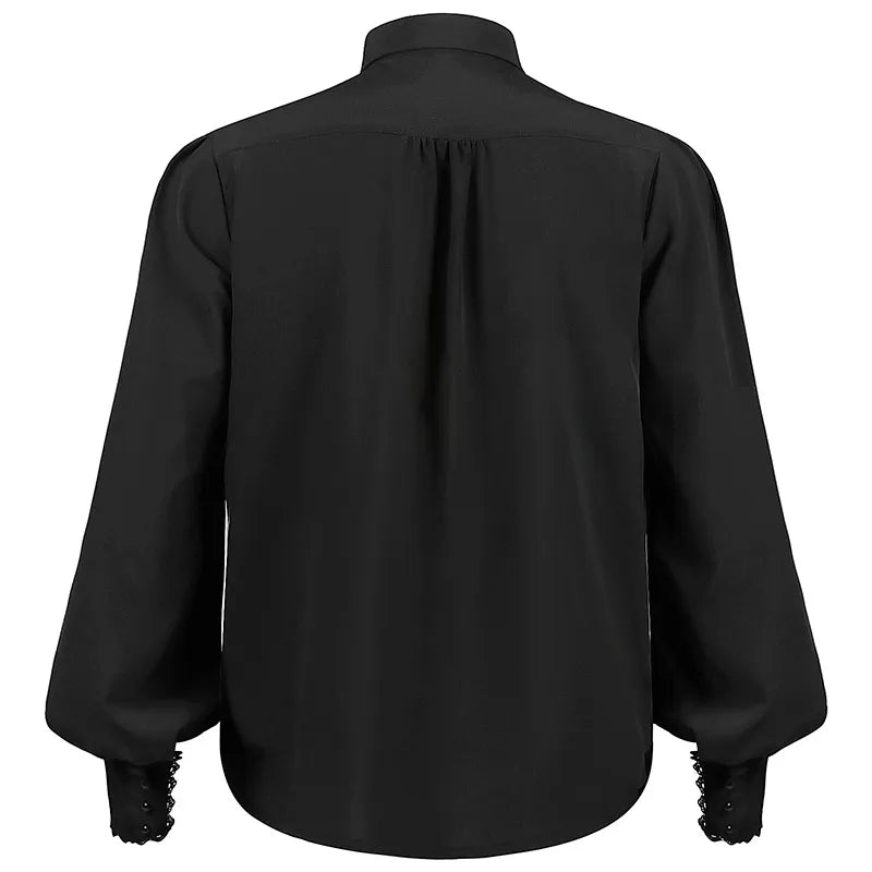 Men's Gothic Vintage Ruffle Shirt – Renaissance Style