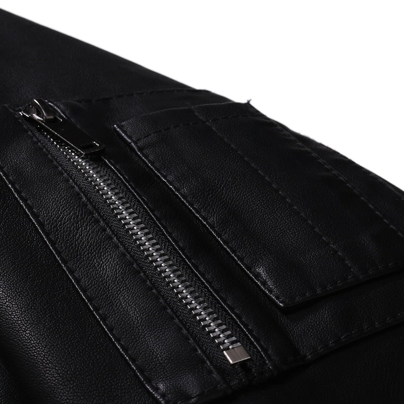 Men's Faux Leather Jacket – S–XXL