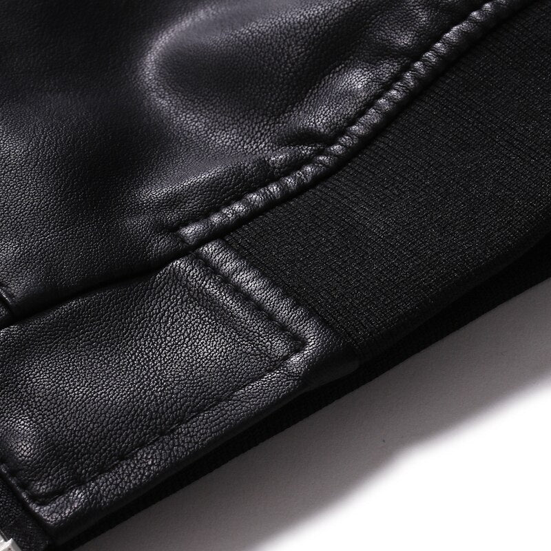 Men's Faux Leather Jacket – S–XXL