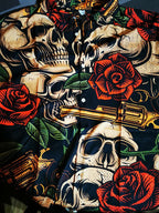 Men's Hawaiian Gothic Skull Shirt – Cotton Stretch