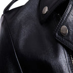 Men's Faux Leather and Suede Jacket – Sizes XS–3XL
