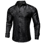 Black Paisley Dress Shirt