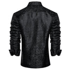 Black Paisley Dress Shirt