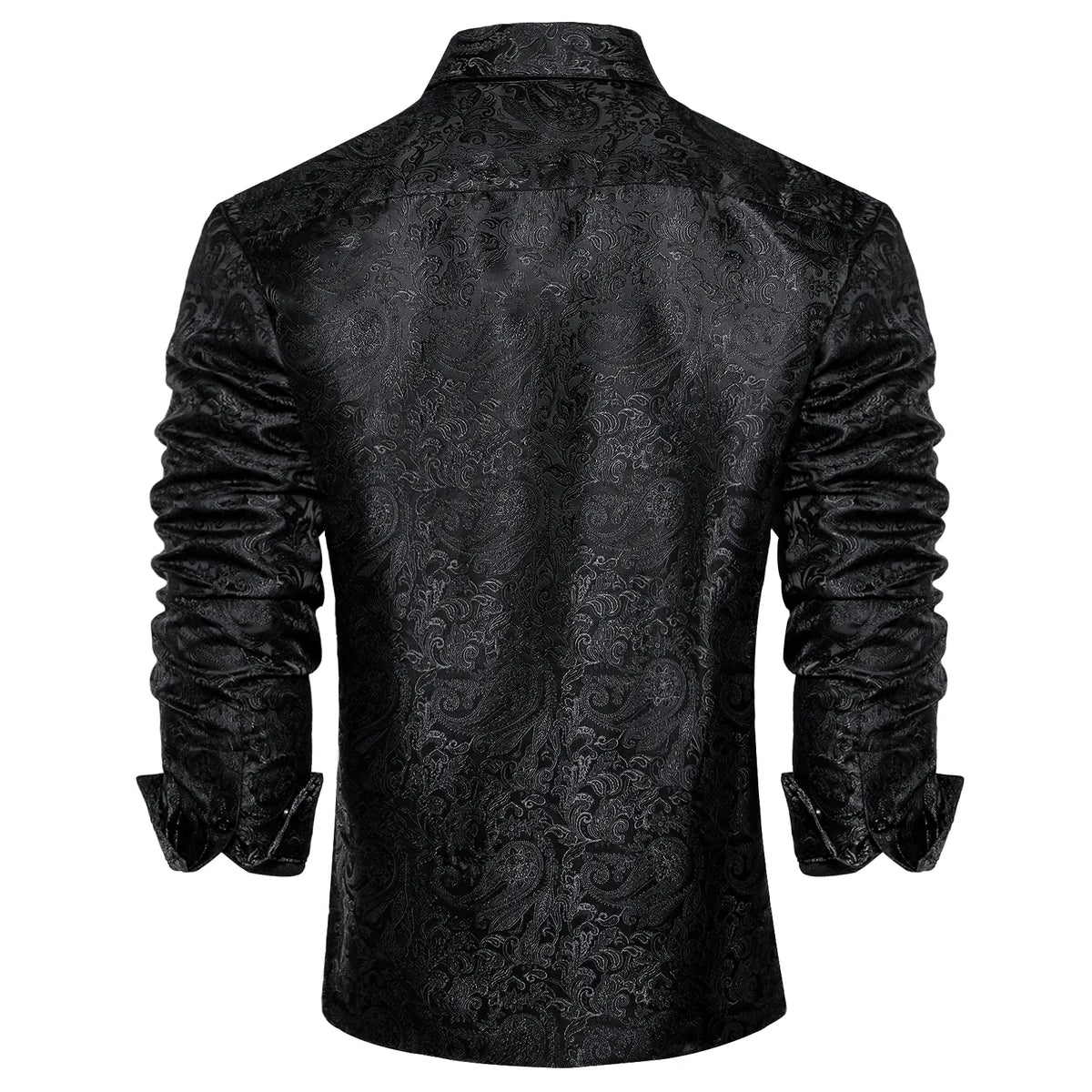 Black Paisley Dress Shirt