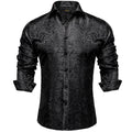 Black Paisley Dress Shirt