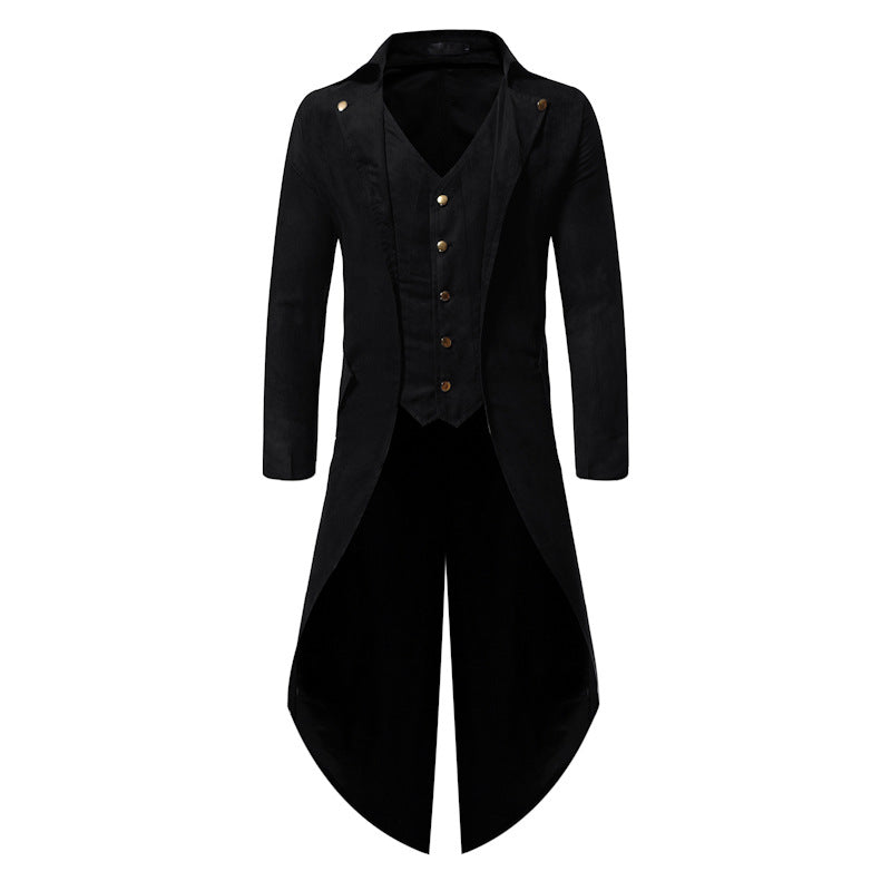 Medieval Gothic Tailcoat – S–4XL