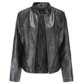Women's Faux Leather Jacket – 5 Colours, S–4XL