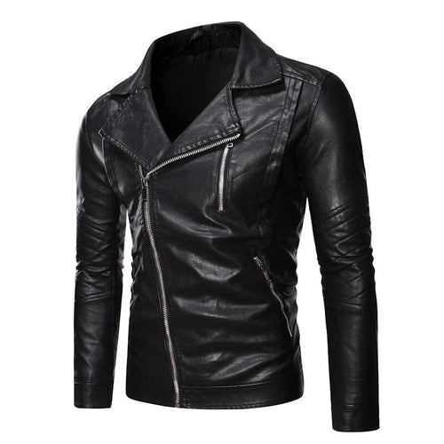Casual Faux Leather Jacket – S–XXL