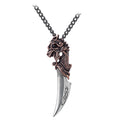 Gothic Viking Dagger Pendant Necklace – Fine English Pewter