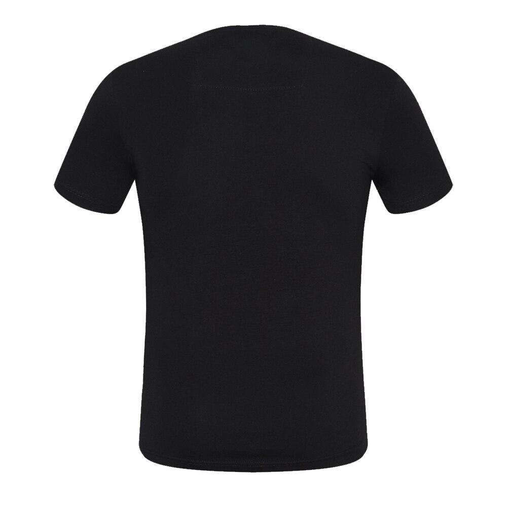 Men's Gothic Skull Print T-Shirt – Cotton Blend