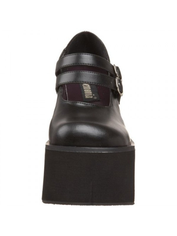 Women's Double Strap Platform Shoes – Vegan Faux Leather