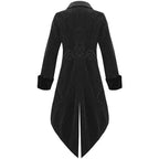 Men's Long Gothic Coat – Black or Red