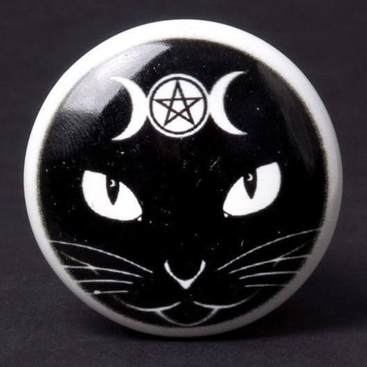 Sacred Cat Moon Bottle Stopper