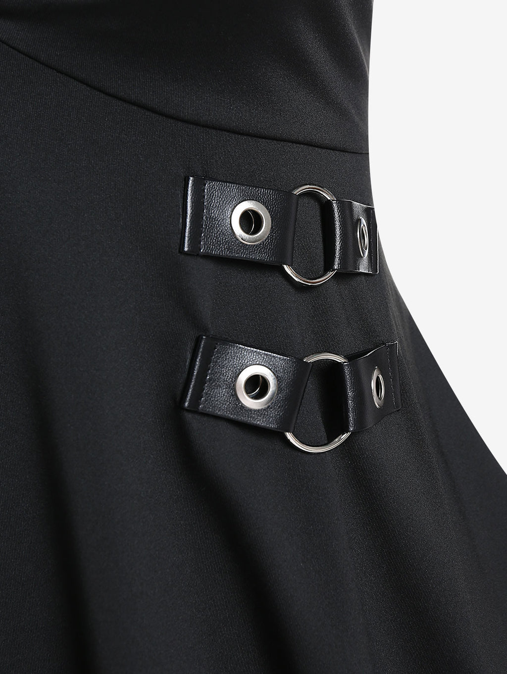 Women's Gothic Skull Dress – Sizes XS–3XL