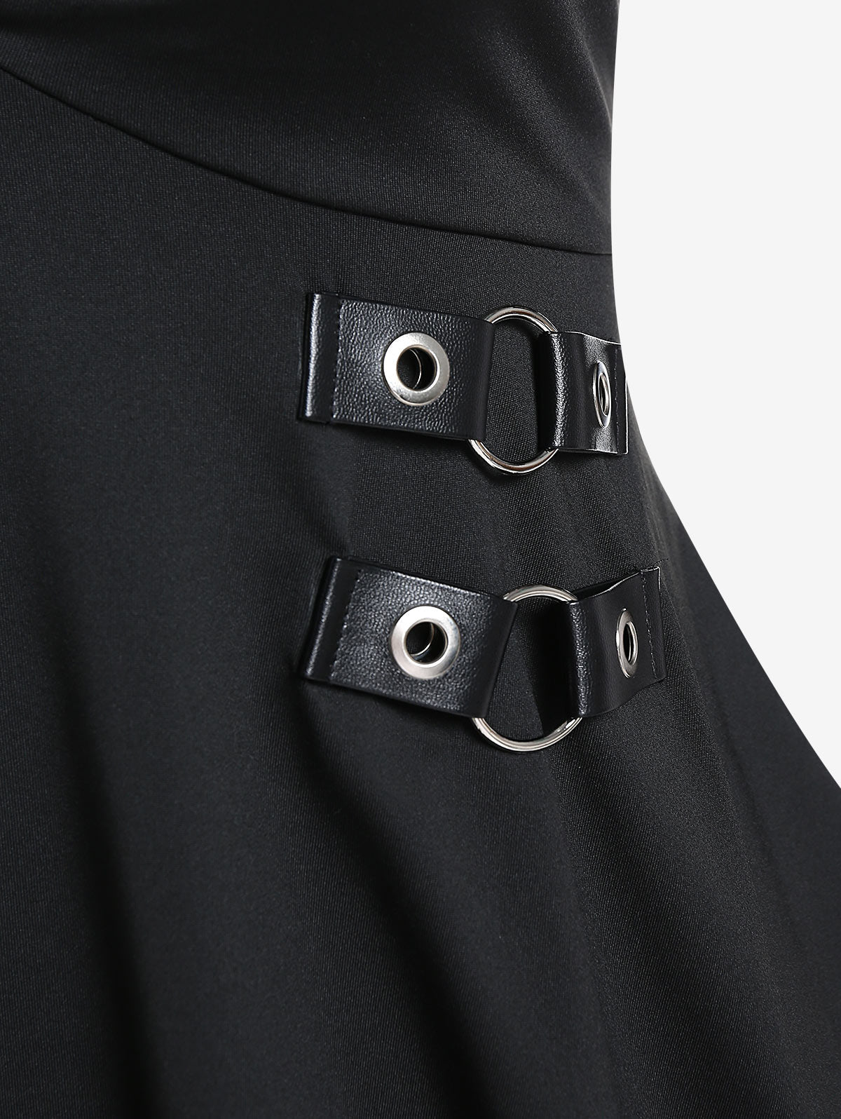 Women's Gothic Skull Dress – Sizes XS–3XL