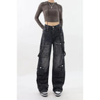 Women's Black Vintage Trousers – S–3XL