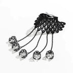Women's Gothic Lace Bracelet – Black