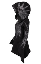 Gothic Hoodie – Black, Sizes S–5XL