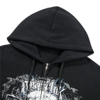 Women's Oversized Skull Hoodie