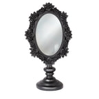 Black Rose Freestanding Resin Mirror