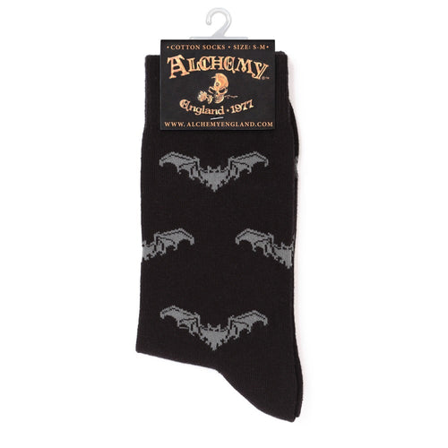 Gothic Bat Socks – S/M & M/L