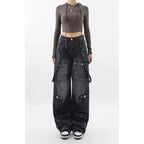 Women's Black Vintage Trousers – S–3XL