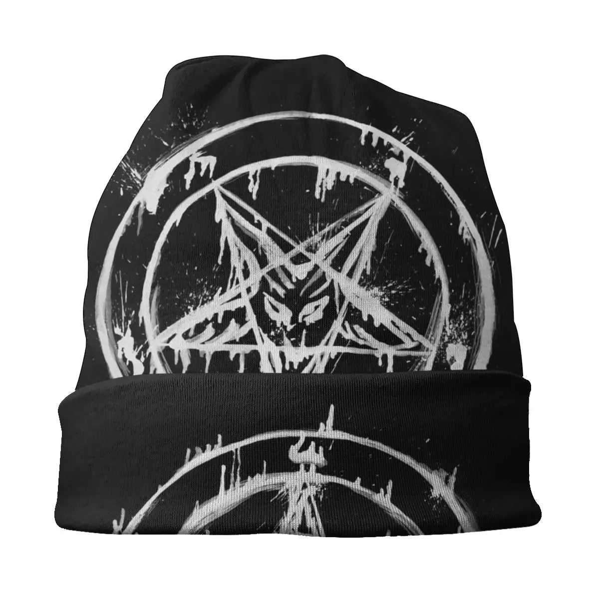 Unisex Gothic Beanie – Black, One Size