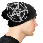 Unisex Gothic Beanie – Black, One Size