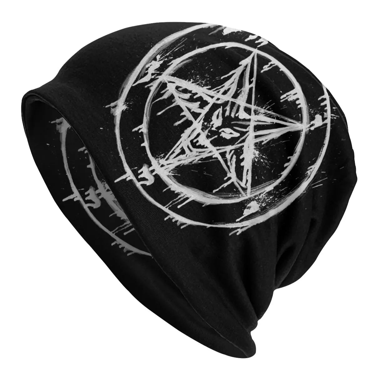 Unisex Gothic Beanie – Black, One Size