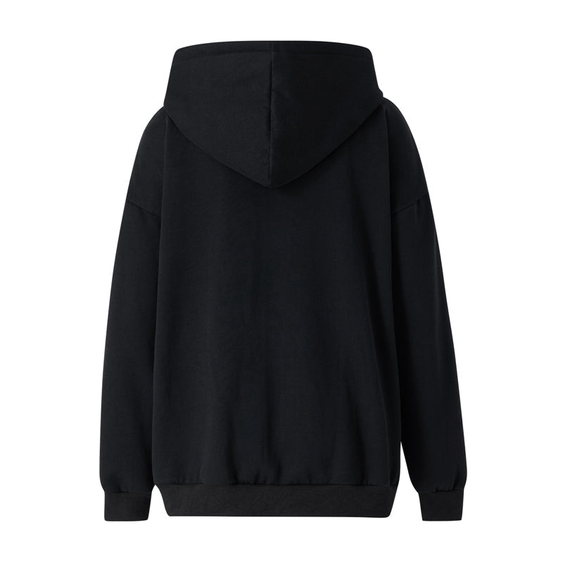 Women's Oversized Skull Hoodie