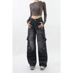 Women's Black Vintage Trousers – S–3XL