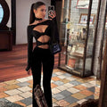 Women's Black Gothic Set – S–L