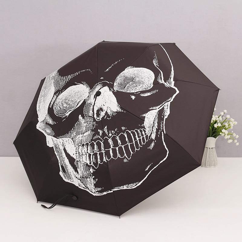 Unisex Gothic Skull Umbrella