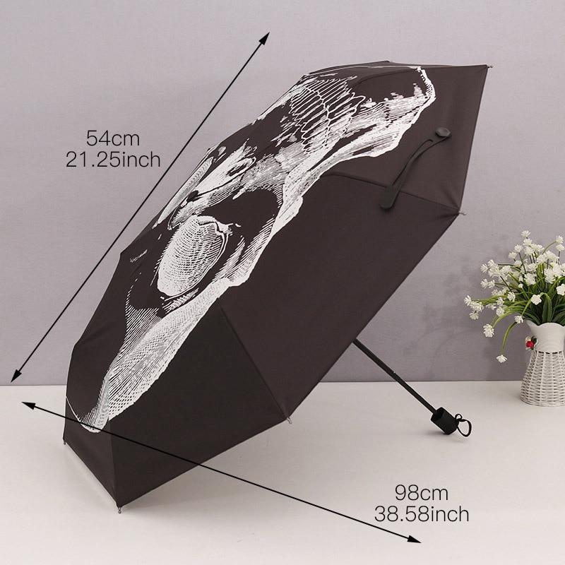 Unisex Gothic Skull Umbrella