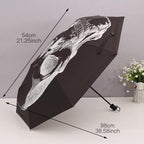Unisex Gothic Skull Umbrella
