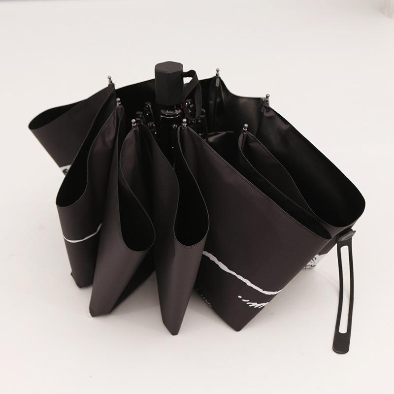 Unisex Gothic Skull Umbrella