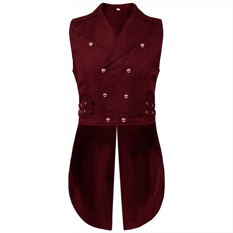 Renaissance Jacquard Long Waistcoat