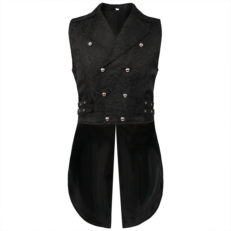 Renaissance Jacquard Long Waistcoat