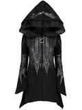 Gothic Hoodie – Black, Sizes S–5XL