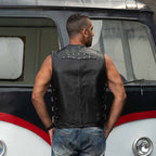 Sheepskin Leather Vest – S–3XL