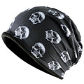 Gothic Skull Knit Cap – Cotton Blend