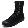 Men's Gothic Tactical Combat Ankle Boots – PU Leather