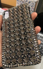 Spiked Decorative Phone Case for iPhone 5–14 Series