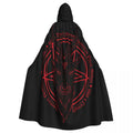 Baphomet Reversible Hooded Gothic Cape – Black